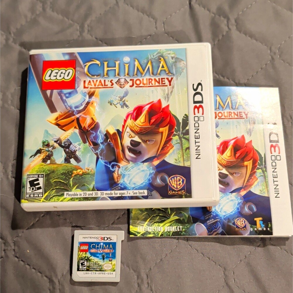 WB Games LEGO Legends of Chima: Laval's Journey Nintendo 3DS CIB E10+ 2013